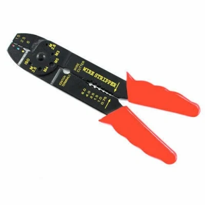Image of Crimping &amp; Cutting Tool Cable Wire Stripper Pliers Electrical Crimper Cutter