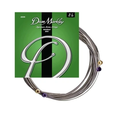 Image of Dean Markley DM 2604B ML 45 128 Medium Light Nickel Steel Bass Guitar Strings (Pack of 5)