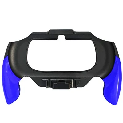 Image of OSTENT Flexible Joypad Bracket Holder Hand Handle Grip for Sony PlayStation PS Vita PSV PCH 2000 Color Blue