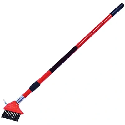Image of 89 Cm Professional Telescopic Patio Cleaning Wire Bush DIY Decking Raking Spike Home Garden Clean Driveways Paving Slabs Debris Moss Daily Use UK FREE P&amp;P