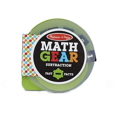 Image of Melissa &amp; Doug Math Gears Subtraction Game