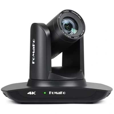 Image of FoMaKo 4K PTZ Camera HDMI 1080P60 AI Auto Tracking 20X Optical Zoom, USB3.0 LAN for Church Worship Education Conference Events, K20UH