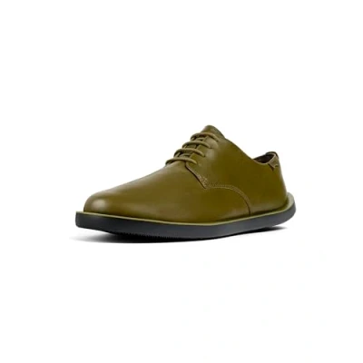 Image of Camper Wagon Casual laceups, Men&#039;s, Size: 6, Medium green Leather