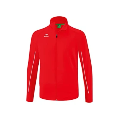 Image of Erima Liga Star Polyester Training Jacket, Red/White, XXL