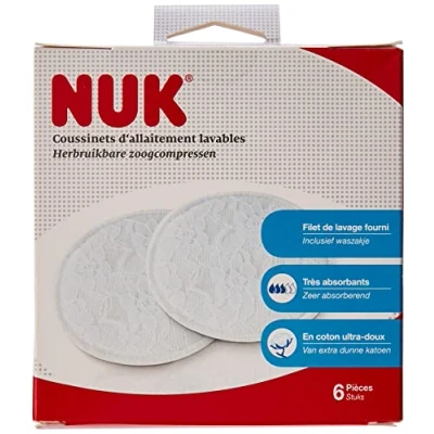 Image of NUK Washable Breast Pads 6
