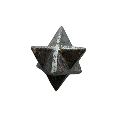 Image of VIE Small Merkaba Star, 2cm, Hematite, Natural, One Size
