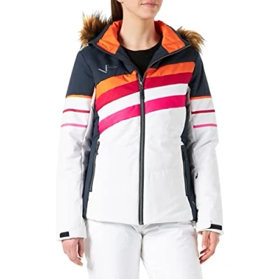 Image of Black Crevice Women&#039;s Ski Jacket, Navy/White, 46