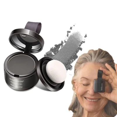 Image of Waverlo Magic Root Cover Up, Hairline Shadow Powder Waverly Blonde, Instant Hair Shading Powder, Touch up Toppers (Grey)