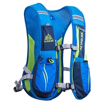Image of AONIJIE Running Hydration Vest Backpack for Women and Men Lightweight Trail 5.5L Blue