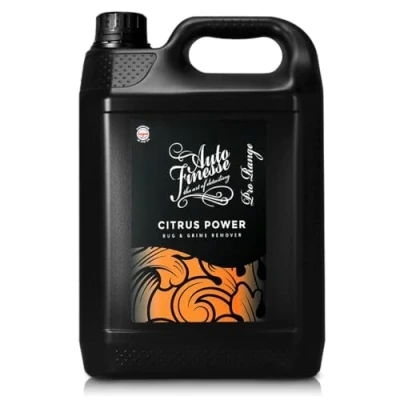 Image of Auto Finesse Citrus Power Bug &amp; Grime Remover Pre Wash for Cars Safe on Paint, Glass Plastics 5 Litre