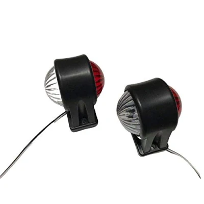 Image of x2 LED Side Marker red/white, Trailer, LED, Universal, Fits Ifor Williams, Lights