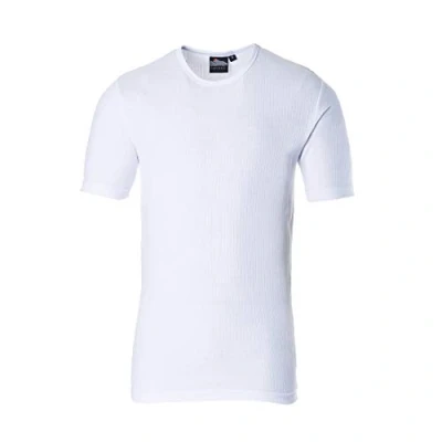 Image of Portwest Thermal T Shirt Short Sleeve, Size: L, Colour: White, B120WHRL