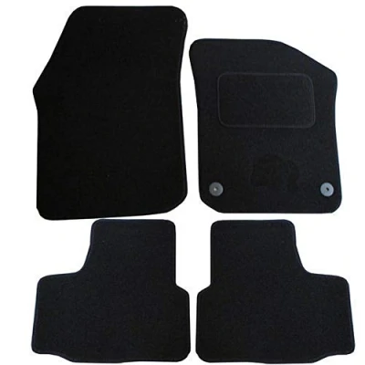 Image of JVL 2653 Citigo 2012+ Fully Tailored 4 Piece Car Mat Set with 2 Clips, Black