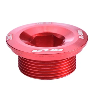 Image of Keenso Bike Crank Bolt, Aluminum Alloy Stem Bolts Bicycle Cranket Screw Fixing Bolt for 590 596 XT XTR SLX Crankset(Red) Bicycles and spare parts