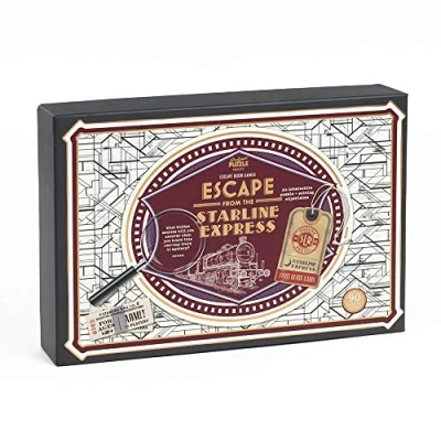 Image of Professor PUZZLE Escape From the Starline Express room game Multiplayer brain teasing game/Escape