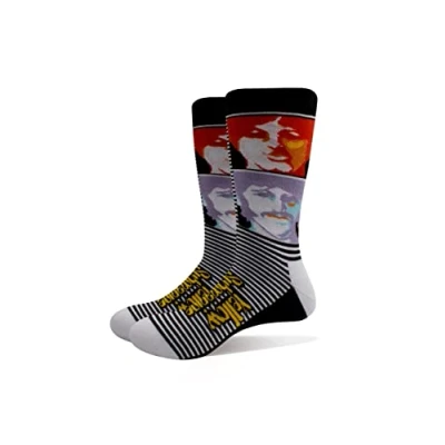 Image of The Beatles Socks Yellow Submarine Sea of Science Colour Official UK Size 7 11, yellow, M