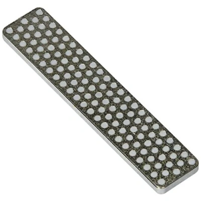 Image of DMT A4XX Diamond Whetstone for Use with Aligner Extra Coarse Knife Sharpener Silver, 4 Inch