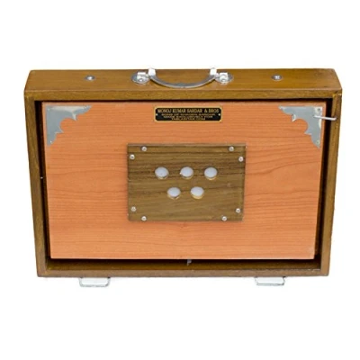 Image of MKS Concert Shruti Box Teak Wood Natural Color 13 Drone (PDI AGB)