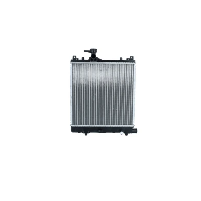 Image of 1770075F00, 1770076G20 Engine radiator NRF 53430 Aluminium 350mm 348mm 25mm Brazed cooling fins