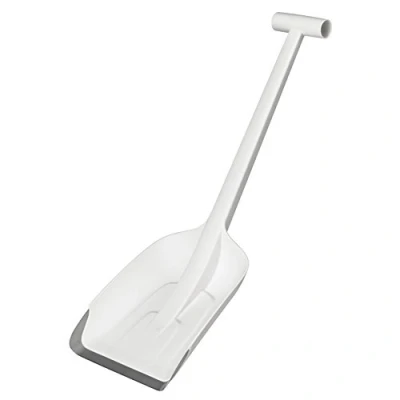 Image of Fiskars Car Snow Shovel, Length: 63 cm, Fibreglass reinforced Plastic with Aluminium Edge, White, SnowXpert, 1019347