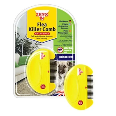 Image of Electric Flea Killer Comb For Pet Cats &amp; Dogs Kills Nits Eggs Fleas Poison Free Safe Effective Control