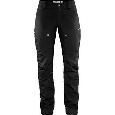Image of FJALLRAVEN Women&#039;s Keb Trousers Curved W Trouser, Black, 9 Aug UK