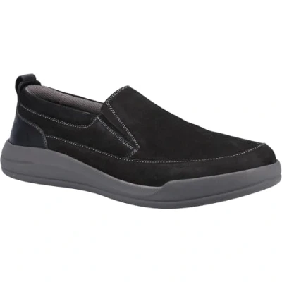 Image of Hush Puppies Men&#039;s Eamon Sneaker, Black, 6 UK
