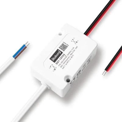 Image of illuburg LED Driver 24V 12W Waterproof IP67 Flickerfree for Strip Light Power Supply Transformer
