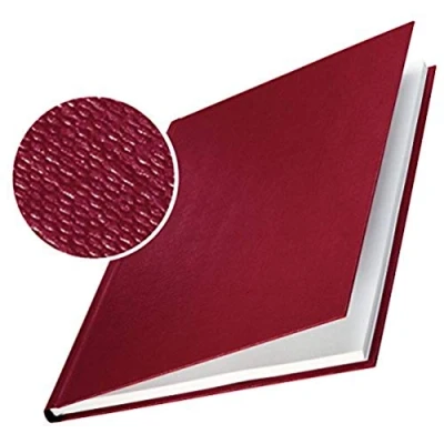 Image of Leitz impressBIND Hard Covers, 10.5 mm Spine, Bordeaux, Pack of 10,73920028