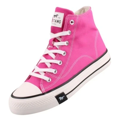 Image of MUSTANG Women&#039;s 1482 501 Sneaker, Pink, 4 UK