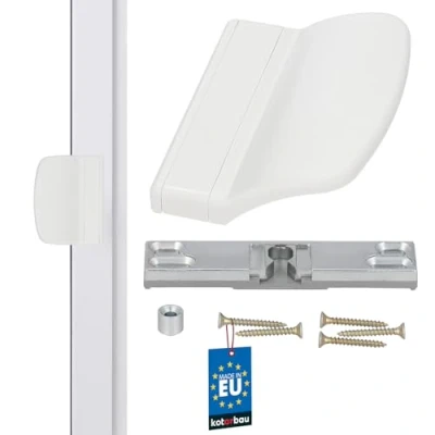 Image of KOTARBAU 5907465905077 Balcony Door Catch, White
