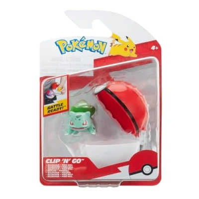 Image of PKW Clip &#039;N&#039; Go (Bulbasaur #1 with Poké Ball) W18