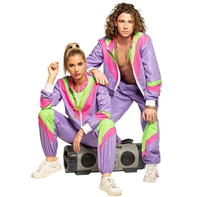 Image of BOLAND BV 10260829 Trainingsanzug Retro Mann Adult Sized Costumes, Striped, Mehrfarbig, L