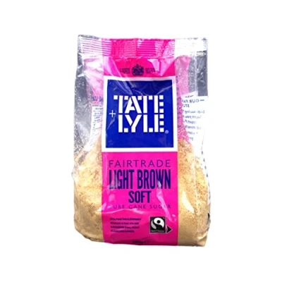 Image of Tate &amp; Lyle Fairtrade Light Brown Cane Soft Sugar (500g)