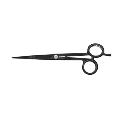 Image of Jaguar White Line Timeless Offset Hairdressing Scissors, 5.5 Inch Length, Black, 0.04 kg