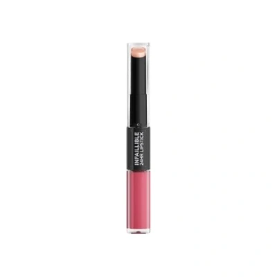 Image of L&#039;Oreal Paris Infallible Longwear 2 Step Lipstick 804 Metro Proof Rose