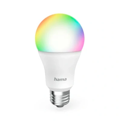 Image of Hama Smart LED bulb clear E27 A60 WLAN Matter 9W RGBW