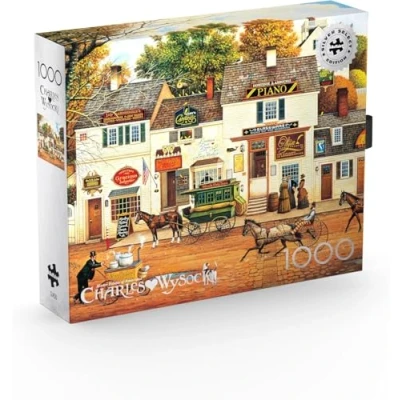 Image of Buffalo Games Silver Select Charles Wysocki Old Cape Cod 1000 Piece Jigsaw Puzzle for Adults Challenging Perfect Game Nights Finished Size 26.75 x 19.75