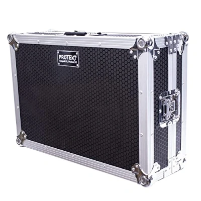 Image of Protekt Mixtrack Pro FX Plus Series CSMT DJ Flight Case + Sliding Laptop Shelf for Numark Controller