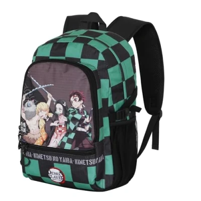 Image of Demon Slayer Akushon Fan Fight Backpack 2.2, Multicolour, 31 x 44 cm, Capacity 24 L