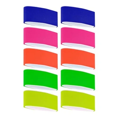 Image of MDHQ 10Pcs Ski Strap Fasteners Adjust Able Wrap Tie Snowboard Fixing Fixed Tape Rope Skis Belt