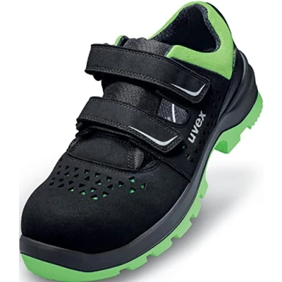 Image of Uvex Unisex Adults Scarpa Bassa S1 SRA Sandal, Nero, 7.5 UK