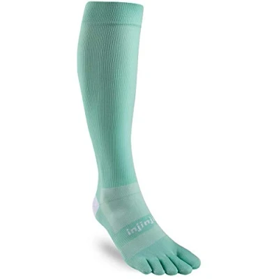 Image of Injinji Compression Lightweight OTC Socks Women jade Shoe size M/L EU 40,5 44,5+ 2020 Running