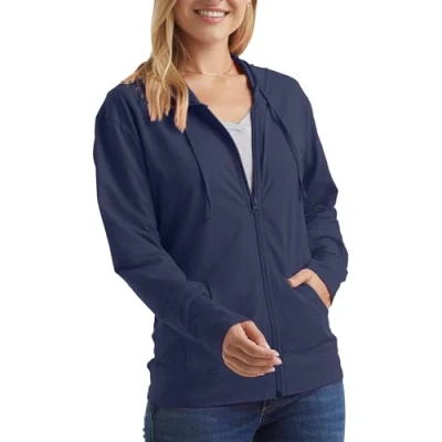 Image of Hanes Women&#039;s O9249 fashion hoodies, Navy, XL UK