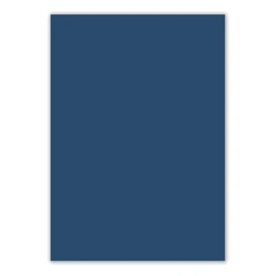 Image of DIN A5 Card Sheet Plano 240 g/m2 FarbenFroh 50 Bogen 17 Dunkelblau