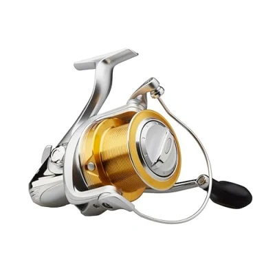 Image of Mitchell MX Surf Reel, Fishing Spinning Reels, Sea Surfcasting Fishing, Surfcasting, Beach, Boat, Shore, Jigging, and All Round Use Unisex, Silver, 7000
