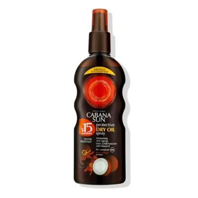Image of CABANA Sun Deep Tanning Dry Oil Spray SPF15 200 ml