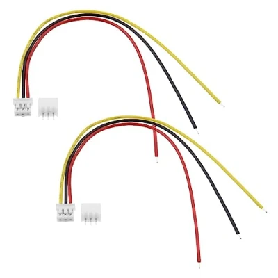 Image of Create idea 20 Sets JST 2.0 PH 3 Pin Connector Plug Include 20PCS Female Mini with 150mm Cable Wire &amp; Male Micro
