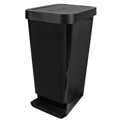 Image of Total Bins UK Limited Voga 45L Large Capacity Kitchen Pedal Bin Sleek Design With Function &amp; Style Combined, Ideal For The Kitchen, Office or Bathroom