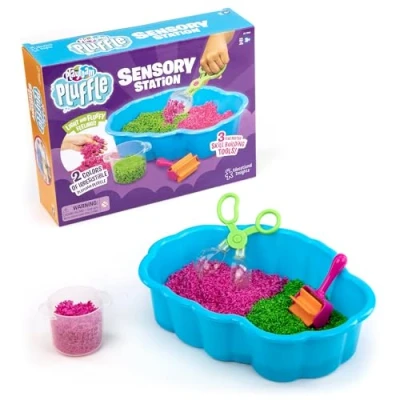 Image of Learning Resources Playfoam Pluffle Sensory Station, Squishy, Squashy Creative Play Tactile Tray Toy for Preschool, Ages 3+